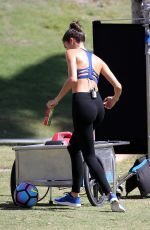 SARA SAMPAIO on the Set of a Victoria