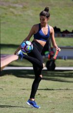 SARA SAMPAIO on the Set of a Victoria