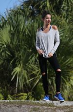 SARA SAMPAIO on the Set of a Victoria
