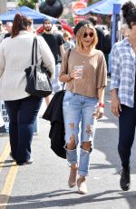 SARAH HYLAND Out Shopping in Los Angeles 10/16/2016