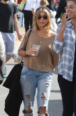 SARAH HYLAND Out Shopping in Los Angeles 10/16/2016