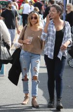 SARAH HYLAND Out Shopping in Los Angeles 10/16/2016