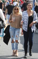 SARAH HYLAND Out Shopping in Los Angeles 10/16/2016