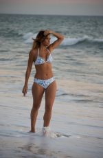 SARAH JANE CRAWFORD in Bikini on the Beach in Santa Monica 10/16/2016