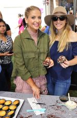 SARAH MICHELLE GELLAR at Foodstirs Host Kids in the Kitchen at The Grove in Los Angeles 10/02/2016
