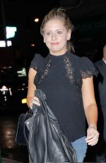 SARAH MICHELLE GELLAR Night Out in New York 10/21/2016