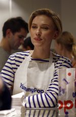 SCARLETT JOHANSSON at Yummy Pop Store Opening in Paris 10/22/2016