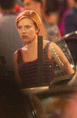 SCARLETT JOHANSSON on the Set of 