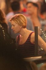 SCARLETT JOHANSSON on the Set of 