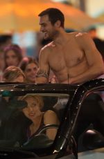 SCARLETT JOHANSSON on the Set of 