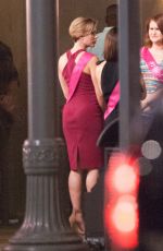 SCARLETT JOHANSSON on the Set of 