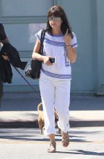 SELMA BLAIR Leaves Starbucks in Studio City 10/10/2016
