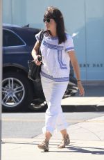SELMA BLAIR Leaves Starbucks in Studio City 10/10/2016
