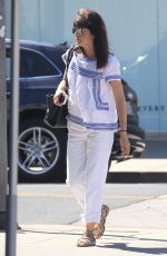 SELMA BLAIR Leaves Starbucks in Studio City 10/10/2016