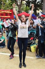 SHAILENE WOODLEY at Climate Revolution Rally at Macarthur Park in Los Angeles 10/23/2016