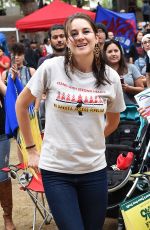 SHAILENE WOODLEY at Climate Revolution Rally at Macarthur Park in Los Angeles 10/23/2016