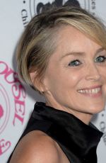 SHARON STONE at Carousel of Hope Ball in Beverly Hills 10/08/2016