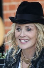 SHARON STONE on the Set of 