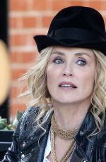 SHARON STONE on the Set of 