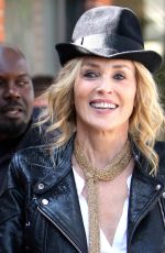 SHARON STONE on the Set of 