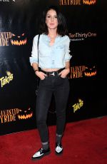 SHENAE GRIMES at LA Haunted Hayride at Griffith Park in Los Angeles 10/09/2016