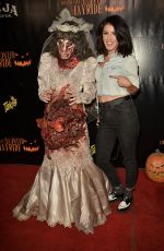 SHENAE GRIMES at LA Haunted Hayride at Griffith Park in Los Angeles 10/09/2016
