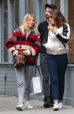 SIENNA MILLER Out and About in New York 10/01/2016