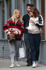 SIENNA MILLER Out and About in New York 10/01/2016