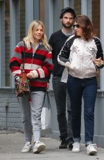 SIENNA MILLER Out and About in New York 10/01/2016