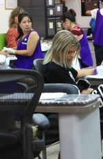 SOFIA RICHIE at a Nail Salon in Beverly Hills 10/07/2016