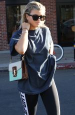 SOFIA RICHIE Leaves Sev Laser Aesthetics in Los Angeles 10/08/2016