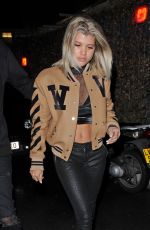 SOFIA RICHIE Leaves Tape Nightclub in London 10/12/2016