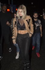 SOFIA RICHIE Leaves Tape Nightclub in London 10/12/2016