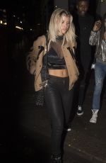 SOFIA RICHIE Leaves Tape Nightclub in London 10/12/2016