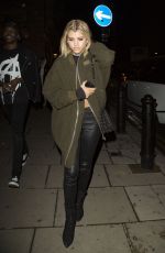 SOFIA RICHIE Night Out in London 10/15/2016