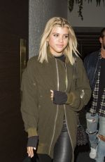 SOFIA RICHIE Night Out in London 10/15/2016