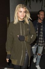SOFIA RICHIE Night Out in London 10/15/2016