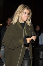 SOFIA RICHIE Night Out in London 10/15/2016