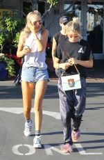 SOFIA RICHIE Out for Lunch with a friend at Mauro