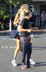 SOFIA RICHIE Out for Lunch with a friend at Mauro
