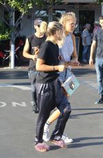 SOFIA RICHIE Out for Lunch with a friend at Mauro