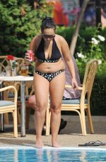 SOPHIE KASAEI in Bikini at a Pool in Bulgaria 10/02/2016