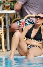 SOPHIE KASAEI in Bikini at a Pool in Bulgaria 10/02/2016
