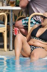 SOPHIE KASAEI in Bikini at a Pool in Bulgaria 10/02/2016
