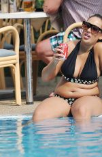 SOPHIE KASAEI in Bikini at a Pool in Bulgaria 10/02/2016