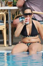 SOPHIE KASAEI in Bikini at a Pool in Bulgaria 10/02/2016