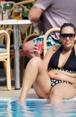 SOPHIE KASAEI in Bikini at a Pool in Bulgaria 10/02/2016