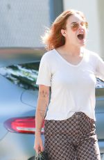 TALLULAH WILLIS Out and About in Beverly Hills 10/01/2016