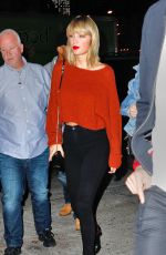 TAYLOR SWIFT, DAKOTA JOHNSON and LILLY DONALDSON at Bowery Hotel in New York 10/13/2016