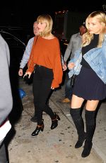 TAYLOR SWIFT, DAKOTA JOHNSON and LILLY DONALDSON at Bowery Hotel in New York 10/13/2016